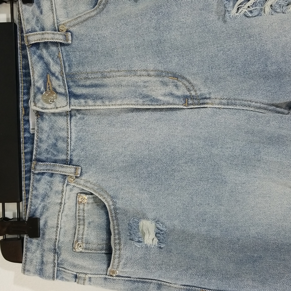 Adika Distressed Light Wash Blue Denim Jeans Medium - Picture 5 of 11